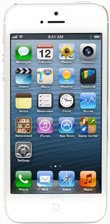 Смартфон Apple iPhone 5 64Gb White & Silver - Людиново